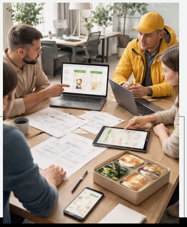 Разработка агрегатора доставки еды в Урюпинске от 15452 р., АвикейРюп