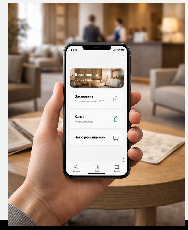 Мобильное приложение для гостей отеля в Урюпинске, управление сервисом